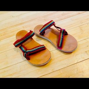 Teva Colorful slip on sandals